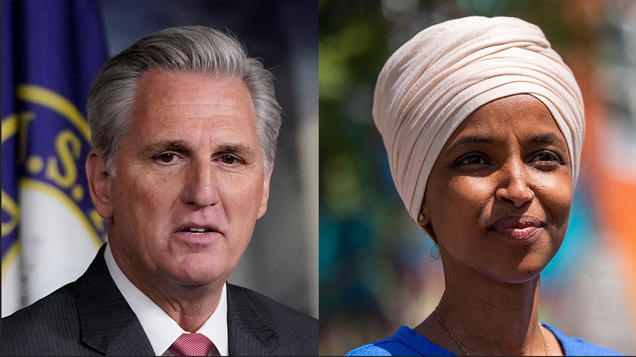 Kevin McCarthy dice che rimuoverà Ilhan Omar dalla quota del comitato per “antisemitismo” durante il presidente