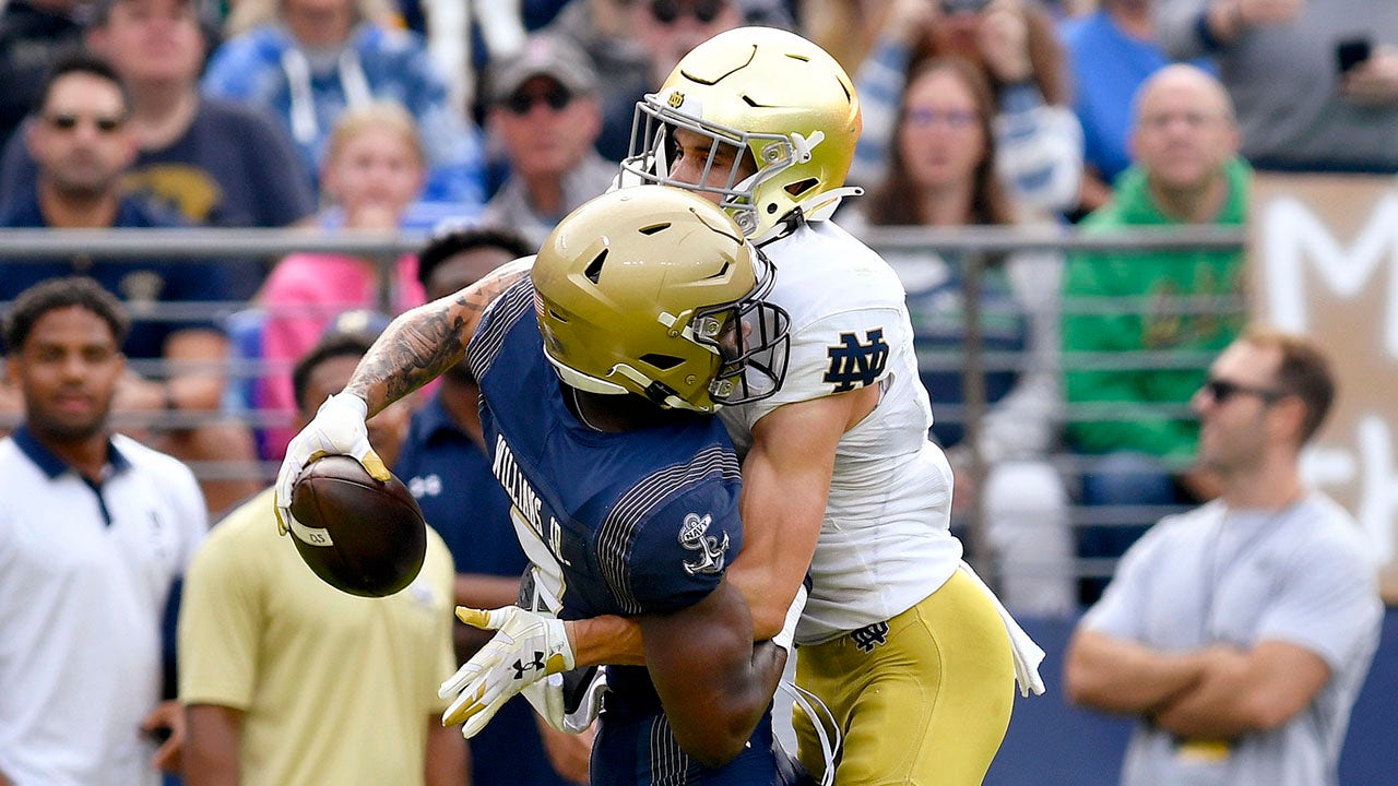 Notre Dame receiver hauls in catch of the year candidate