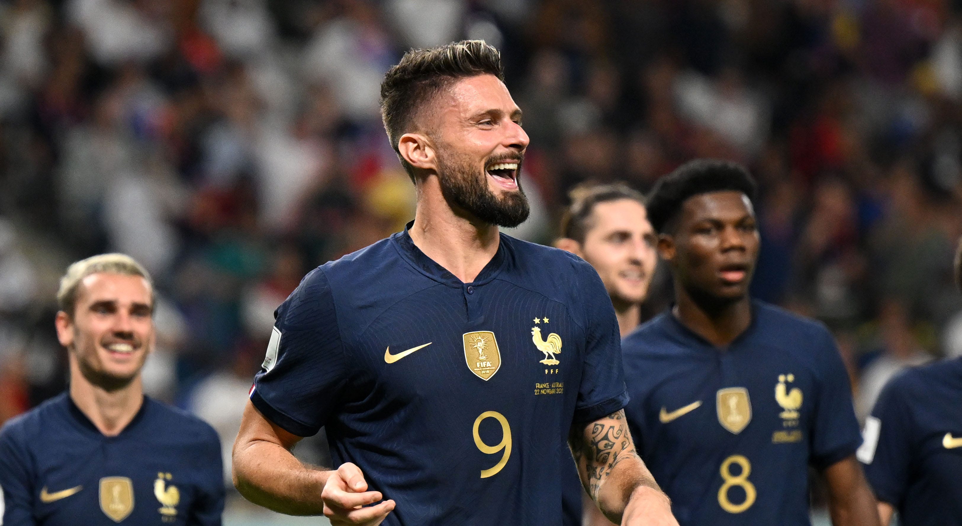 Coupe du monde 2022 : Olivier Giroud égalise le record de buts de l’histoire de la France face à l’Australie