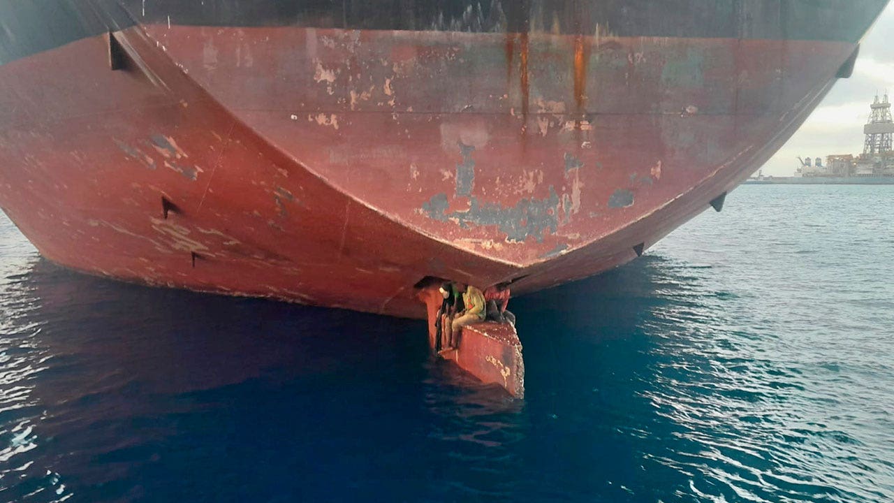 3 Nigerian stowaways found on ship’s rudder after 11 days at sea – Fox News