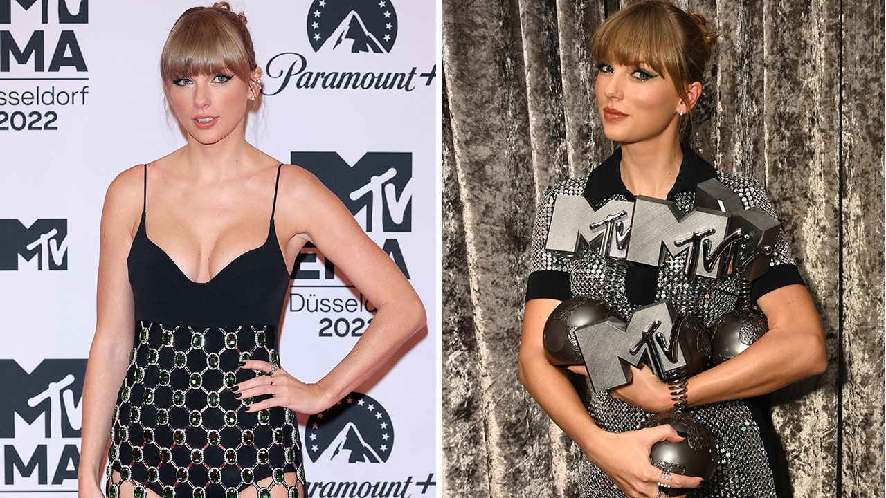 Taylor Swift at 2022 MTV EMAs: Red Carpet and Ceremony Photos