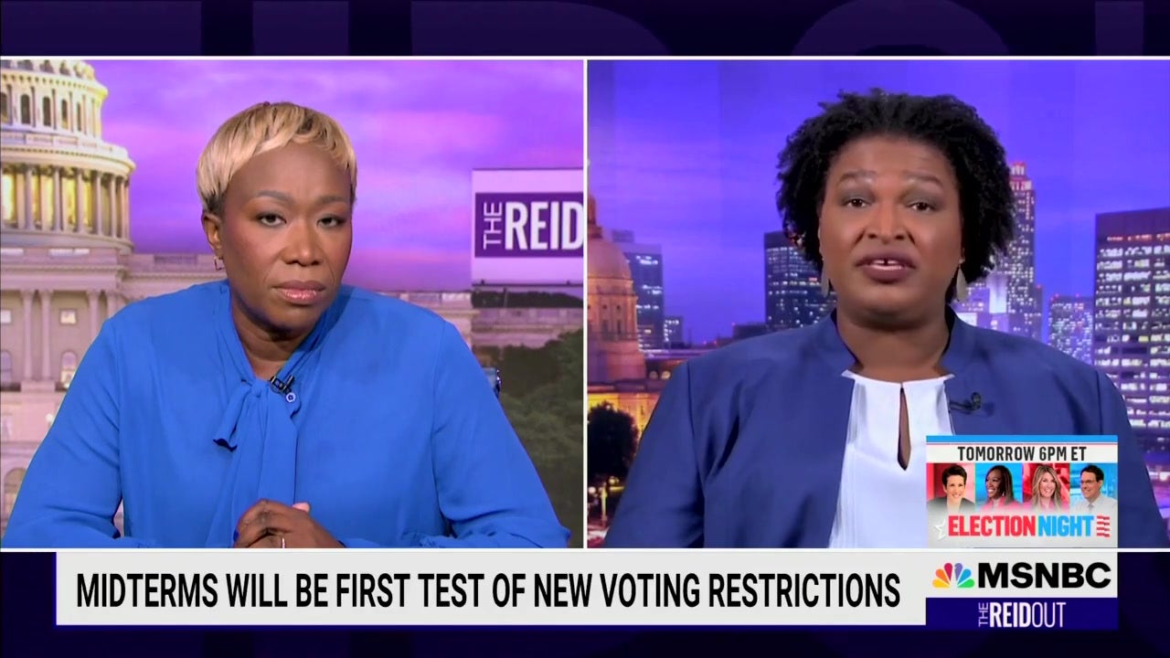 Stacey Abrams claims Kemp, Raffensperger 'outsourced voter purging' to ...