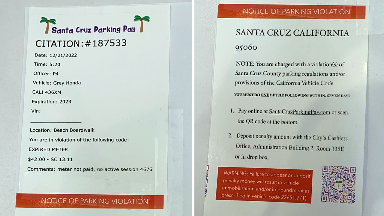California police arrest man for creating, issuing ‘bogus’ parking citations at beach