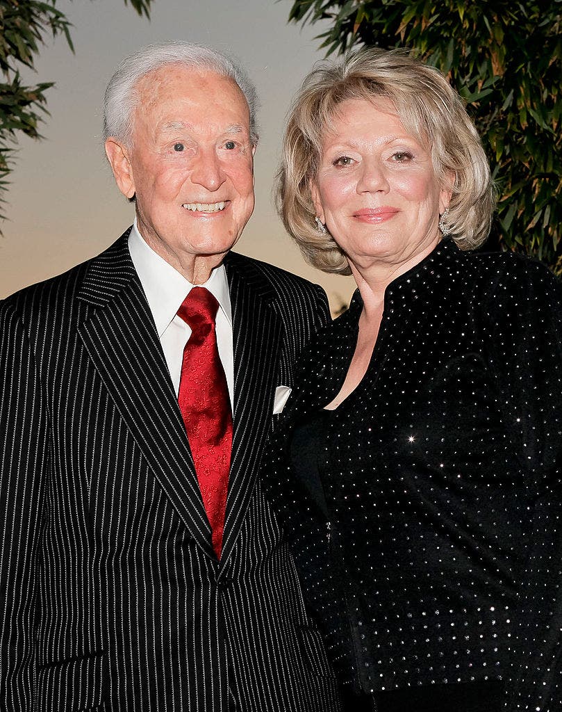 Bob Barker, posing alongside his girlfriend Nancy Burnet, retired from television in 2007. (Tibrina Hobson/FilmMagic)
