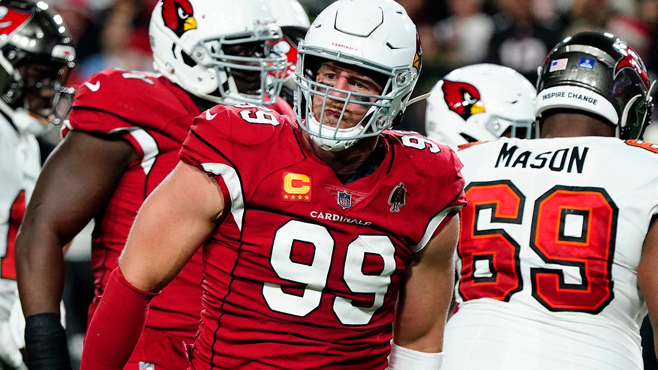 Cardinals rookie gets signed J.J. Watt jersey