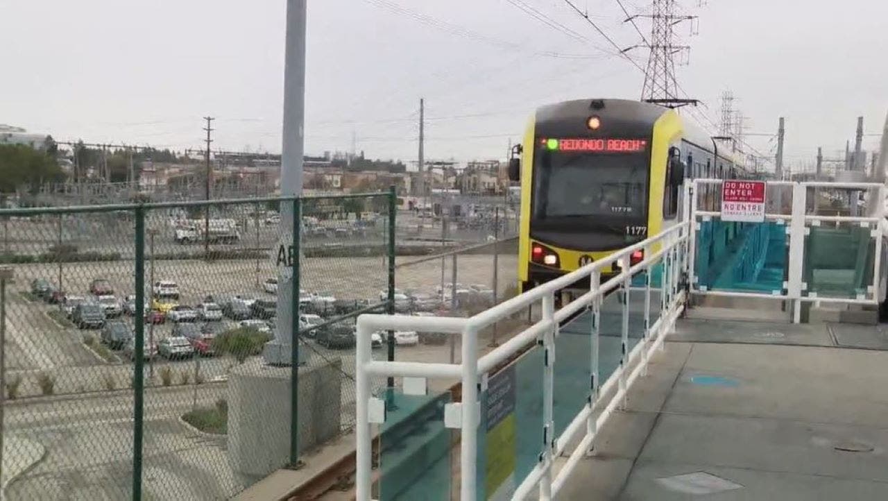 Fight on California Metro train leads to shooting, fatal stabbing in Hawthorne