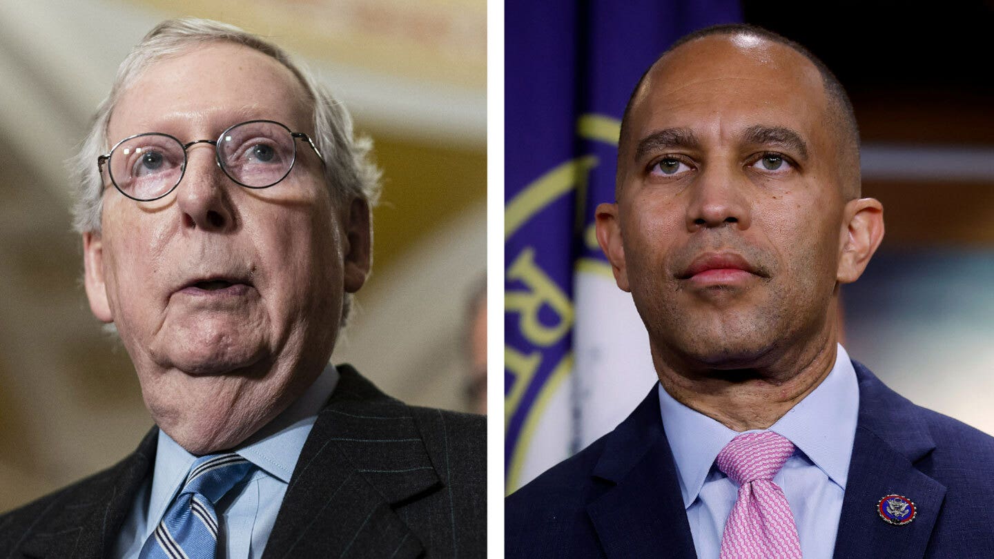 McConnell takes swipe at Jeffries, calls new Dem leader ‘election denier’ who made ‘attacks’ on judiciary