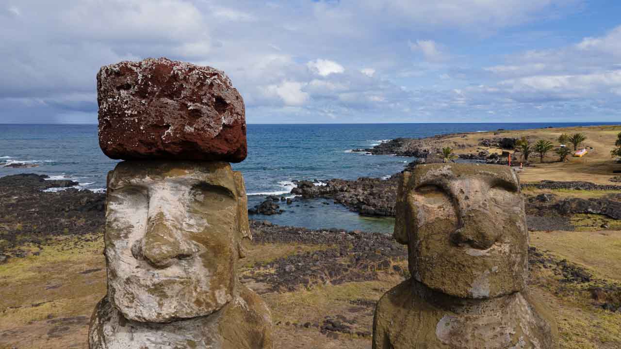 Easter Island still recovering from October wildfire that damaged moai statues