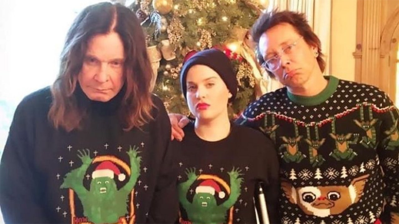 Ozzy Osbourne channels his inner Scrooge with Grinch-themed Christmas sweater: 'Bah, Humbug!'