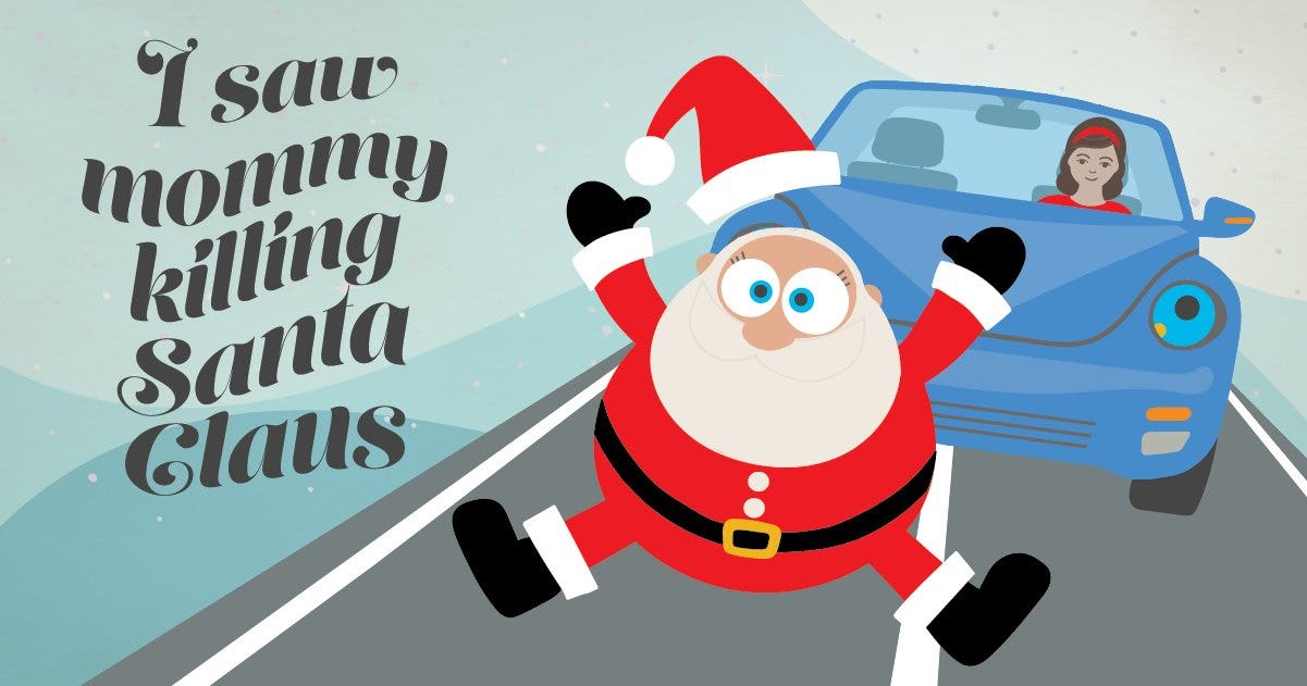 Austin city department's 'mommy killing Santa Claus' Christmas driving safety tweets raise concerns