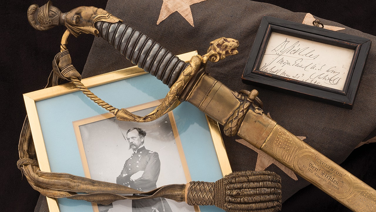 Rare Civil War, WWI military items made by Tiffany & Co. to hit Illinois auction block