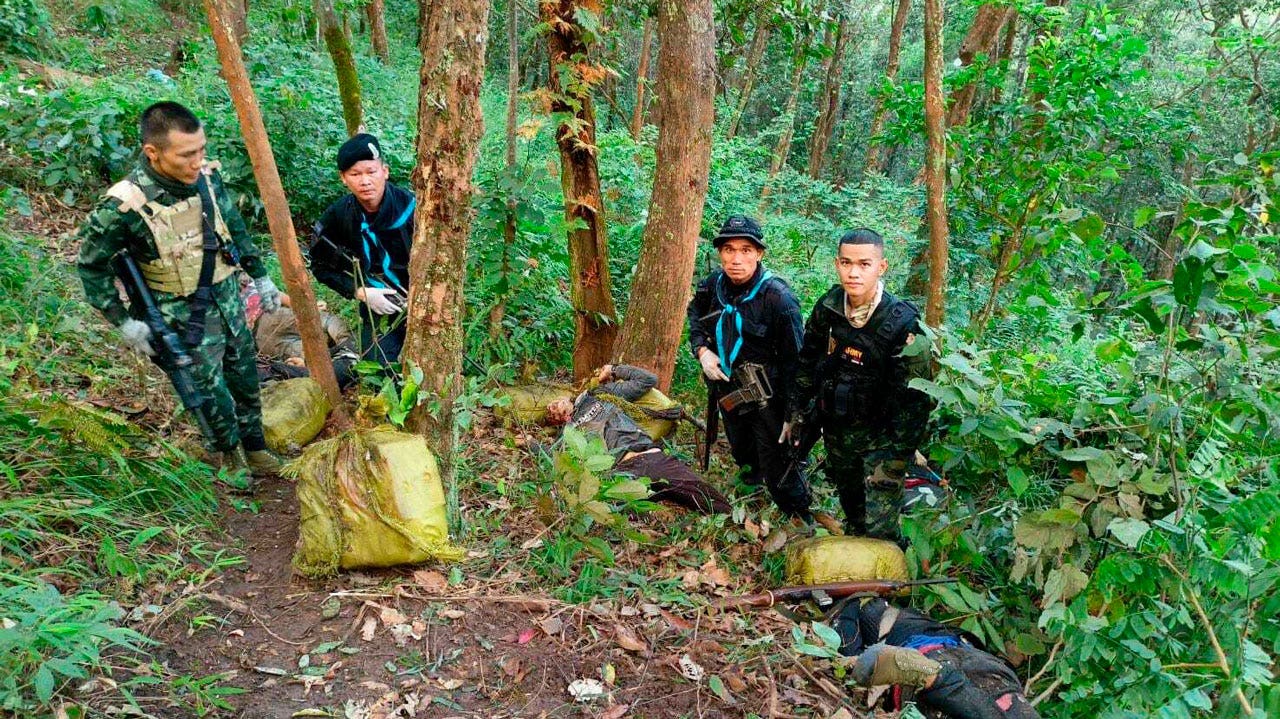 Thai border patrol kill 15 suspected drug smugglers