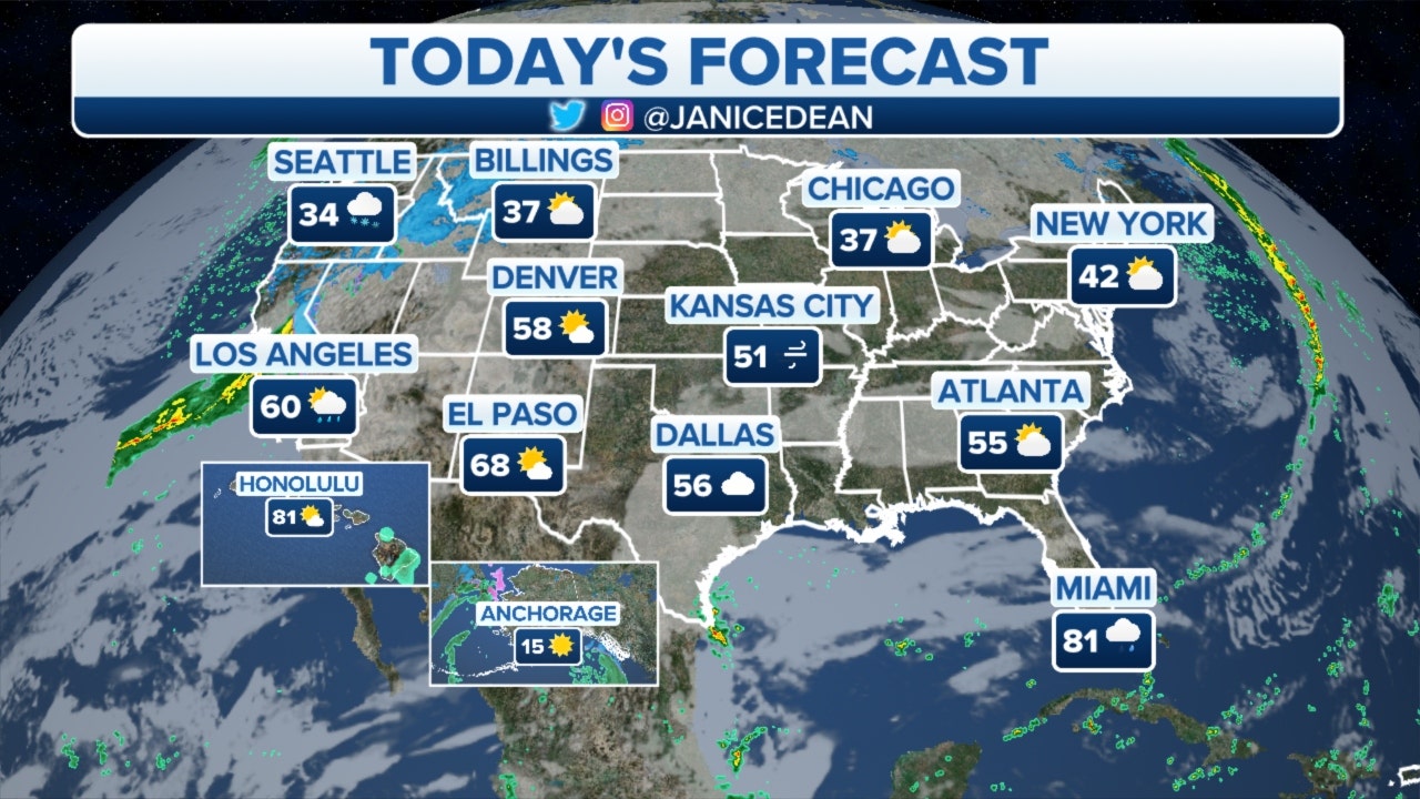Weather in the West will be active, bringing snow and flooding hazards |  Fox News