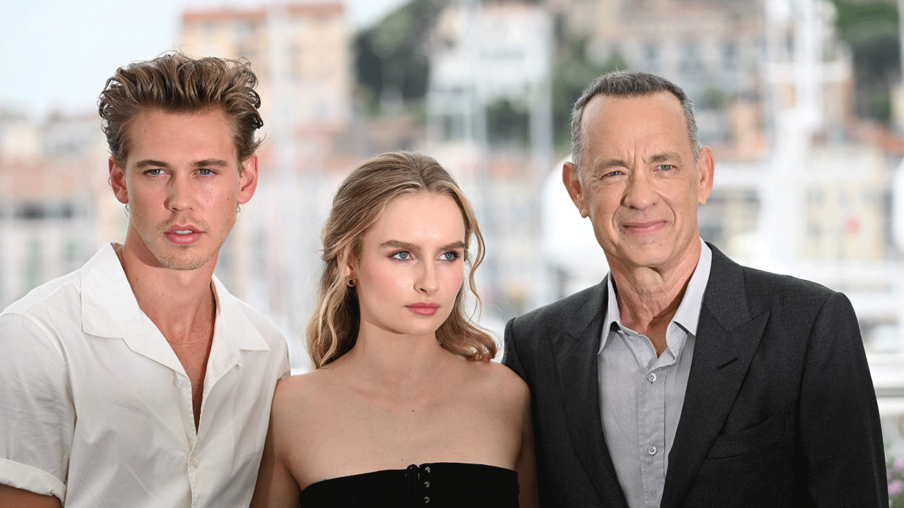 Austin Butler starred in the movie with Tom Hanks and Olivia DeJonge.