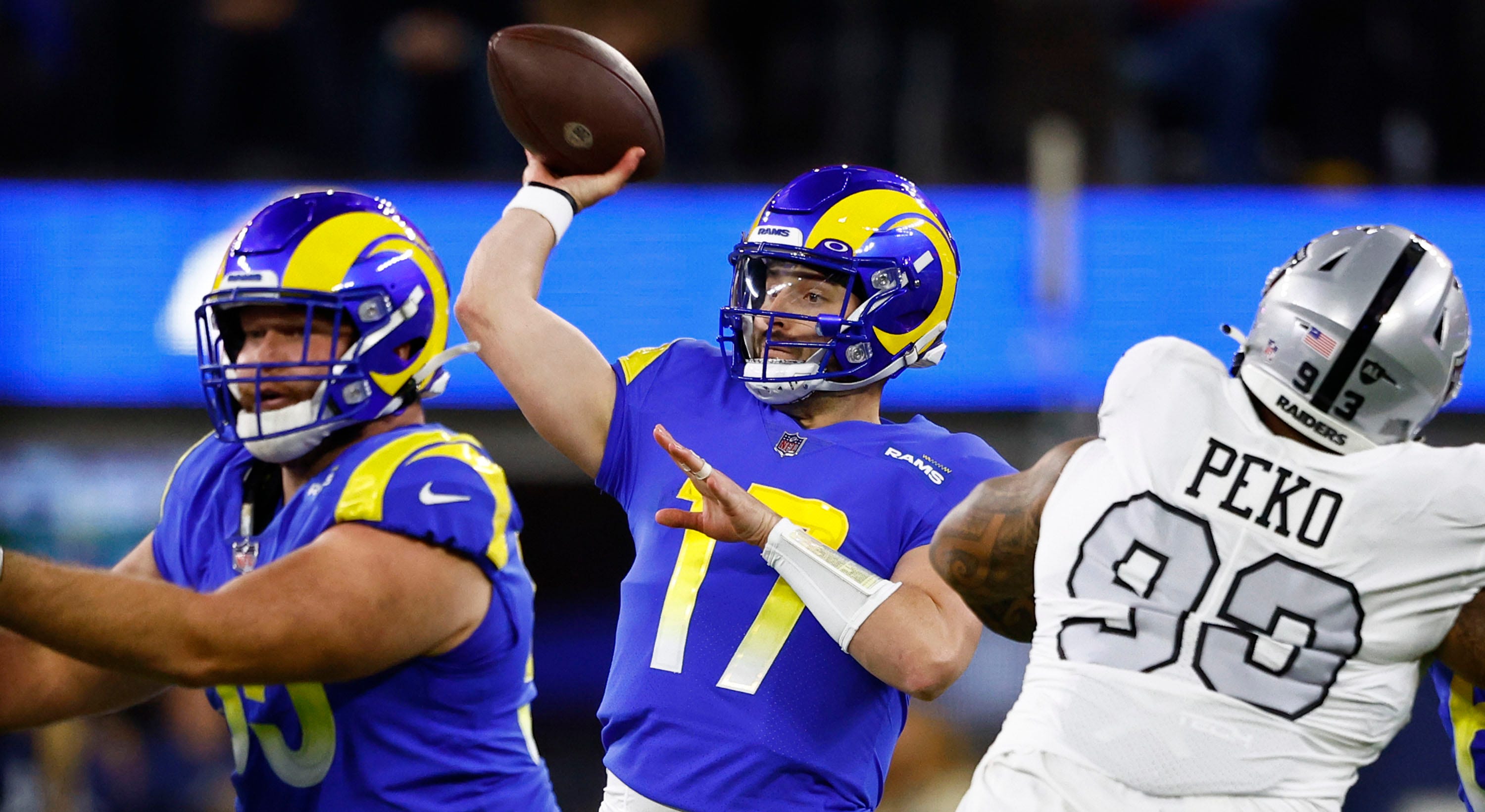 Baker Mayfield leads miracle comeback in Rams' win over Raiders