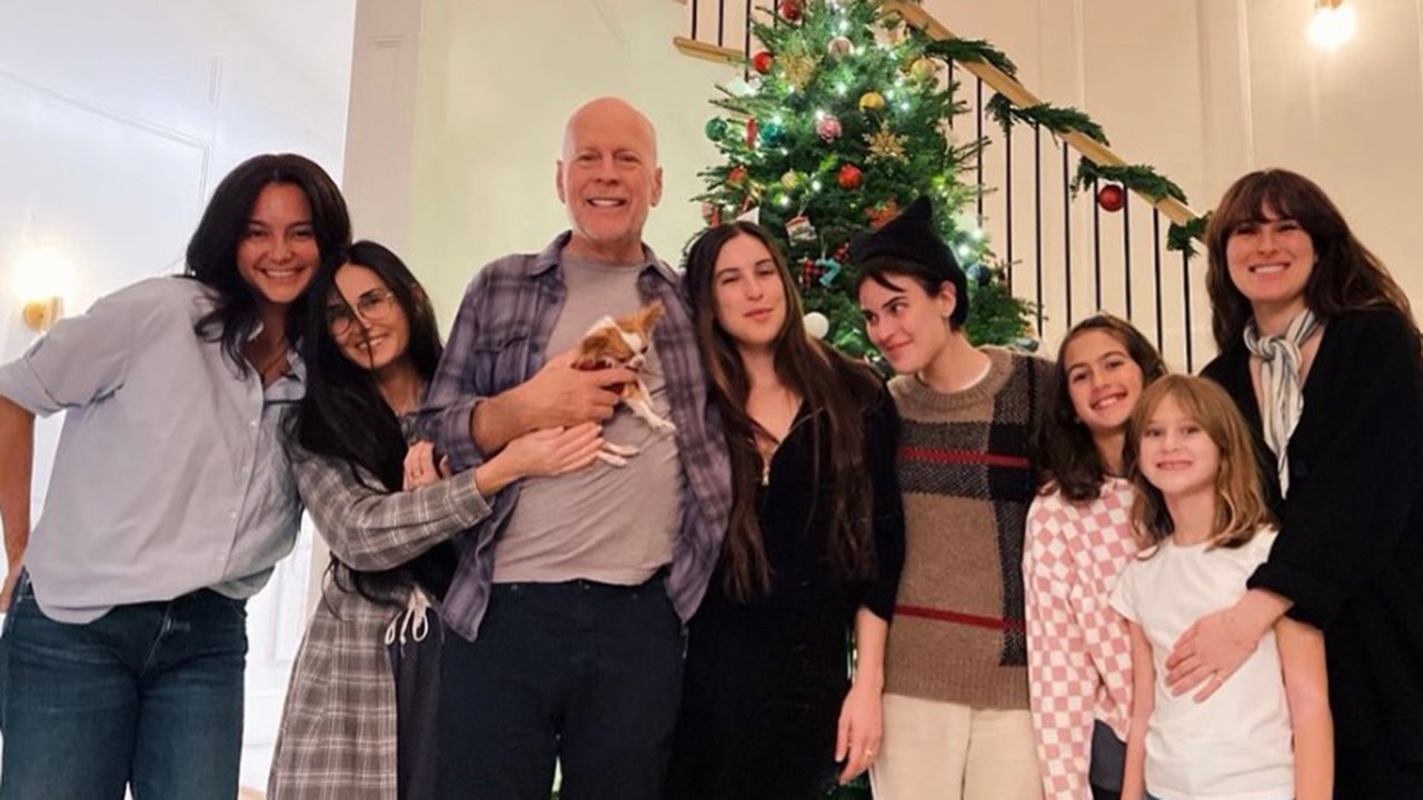 Demi Moore shares rare family photo with Bruce Willis ahead of holidays: 'Getting into the holiday spirit!'