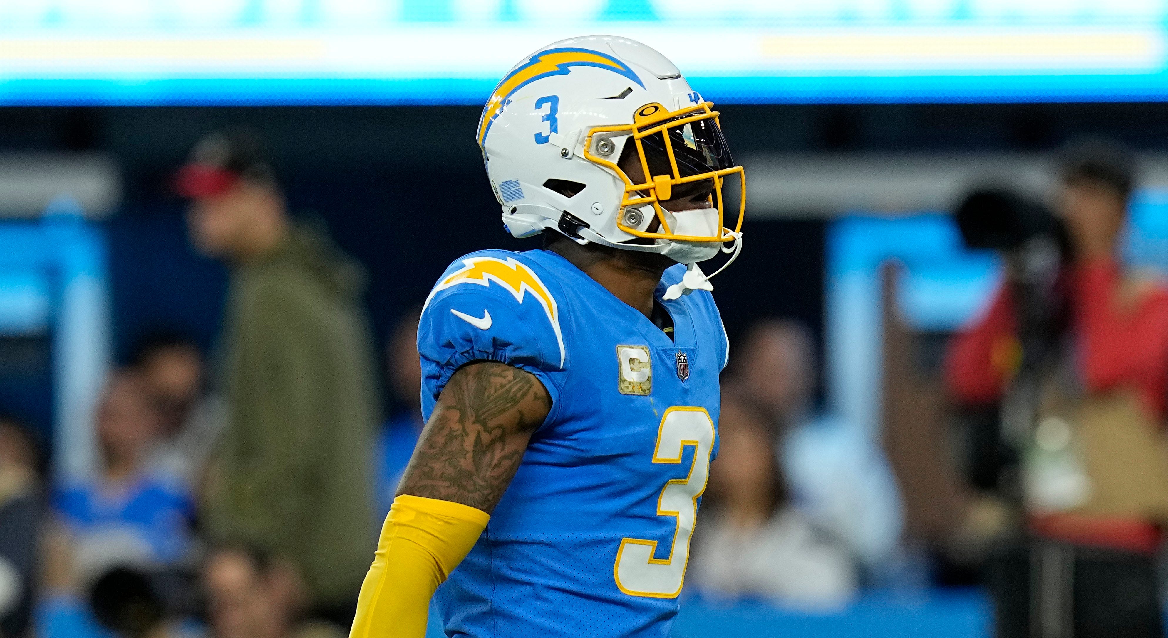 Chargers S James ejected after 2 personal fouls in 3 plays