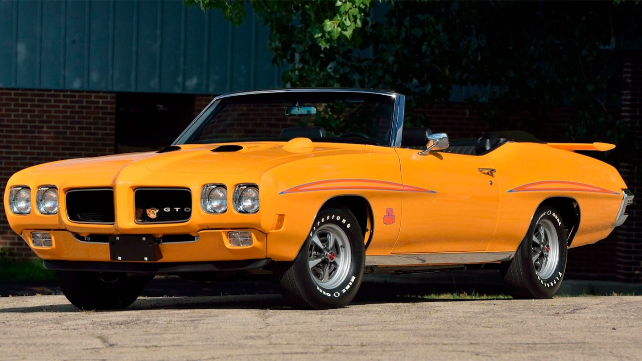 Rare 1970 Pontiac GTO 'Judge' muscle car could sell for a fortune. Here