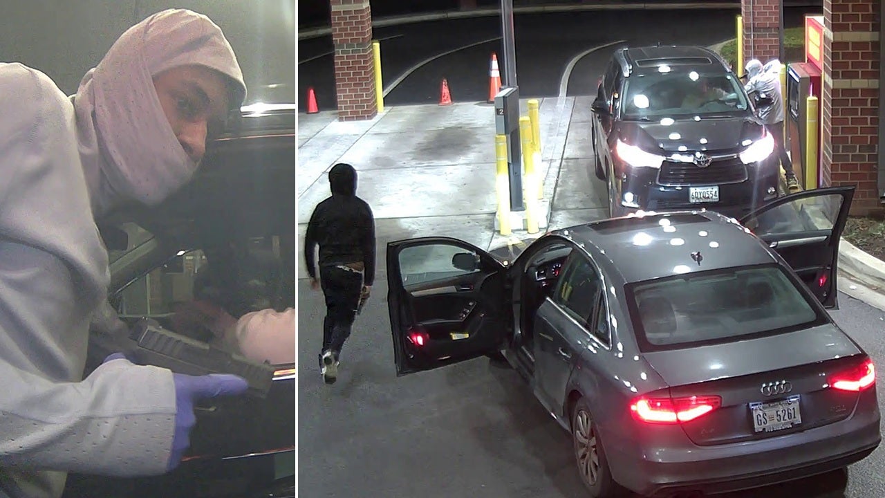Maryland suspects wanted after carjacking at bank’s drive-thru ATM: police