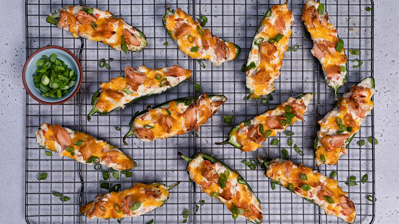 Try these salmon jalapeo poppers this New Year's Eve that are sure to be a real crowd pleaser. (SCOUT)