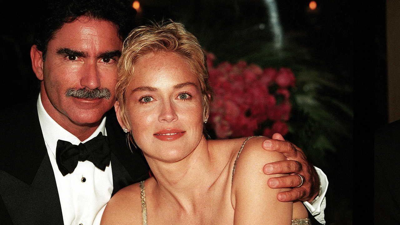 Sharon Stone with ex-husband Phil Bronstein
