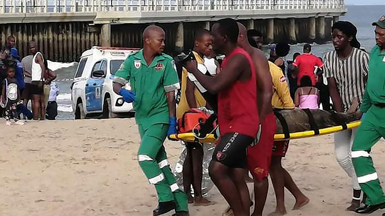 Massive freak wave sweeps South Africa beach, kills 3 and injures 17