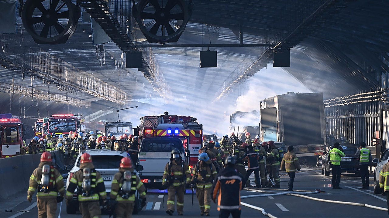 Fiery highway crash in South Korea kills 5, injures 37