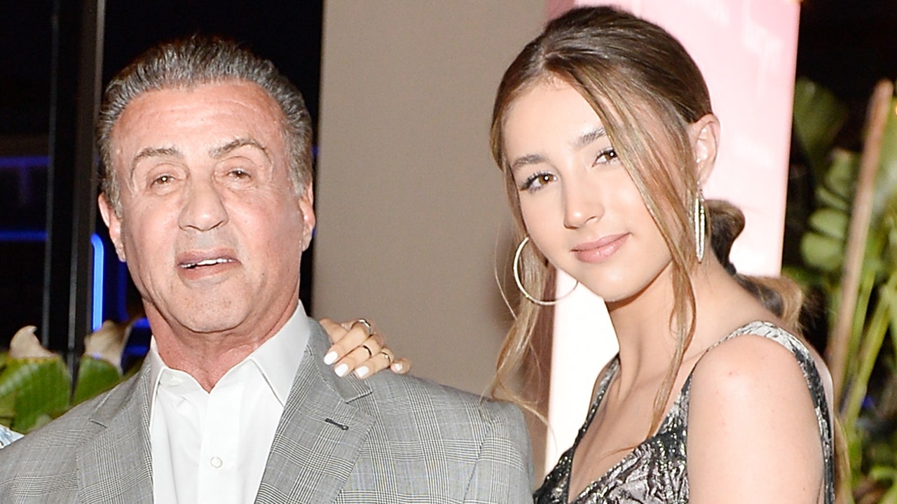 Sylvester Stallone with his daughter, Scarlet Rose Stallone, Stock Photo,  Picture And Rights Managed Image. Pic. WEN-WENN28789811