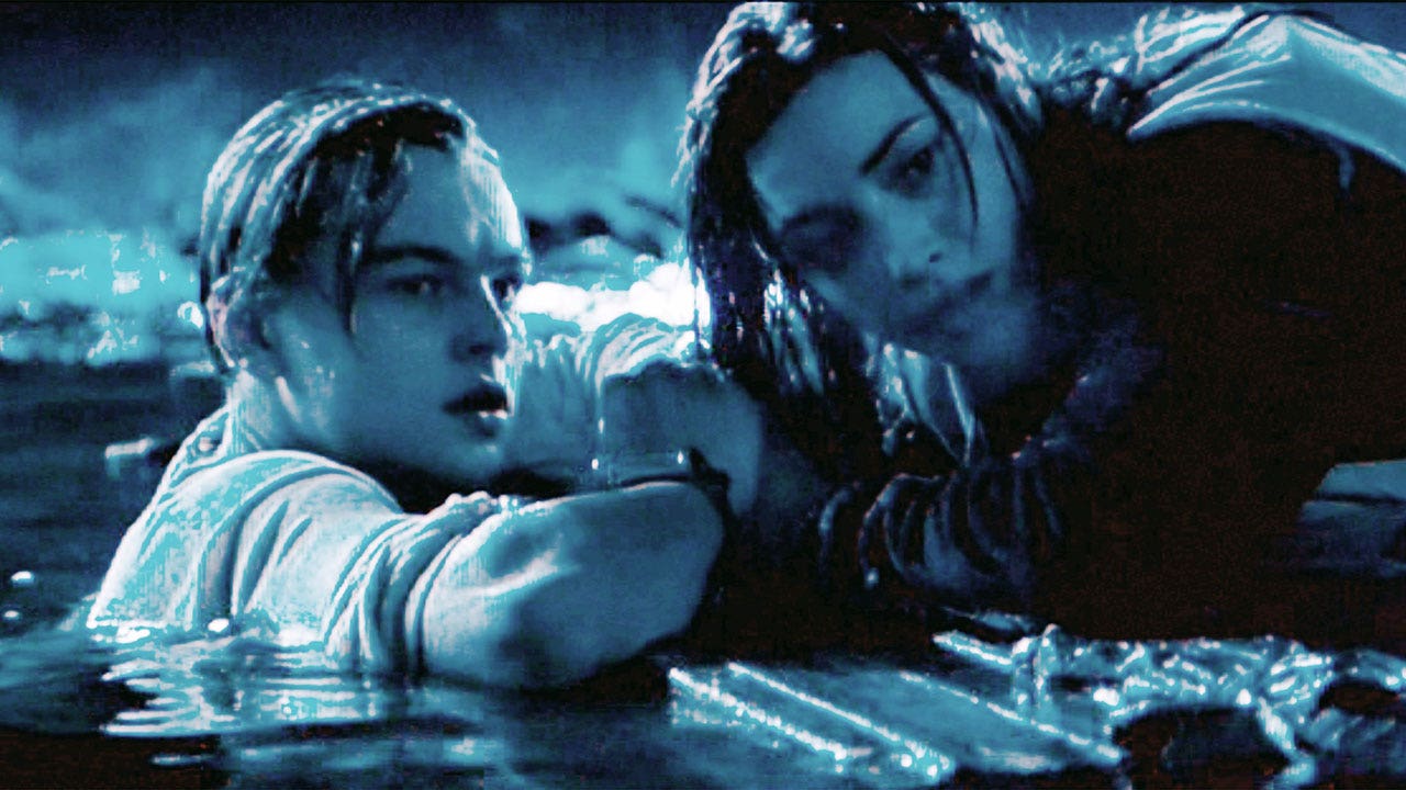 titanic door scene