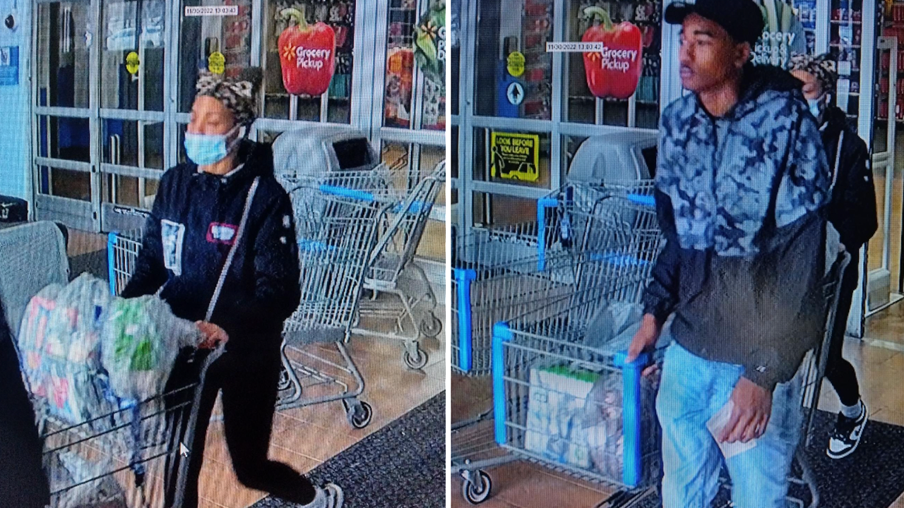 Una pareja de Georgia engaña a un cajero de Walmart y sale fácilmente de la tienda con miles de artículos frente a la policía.