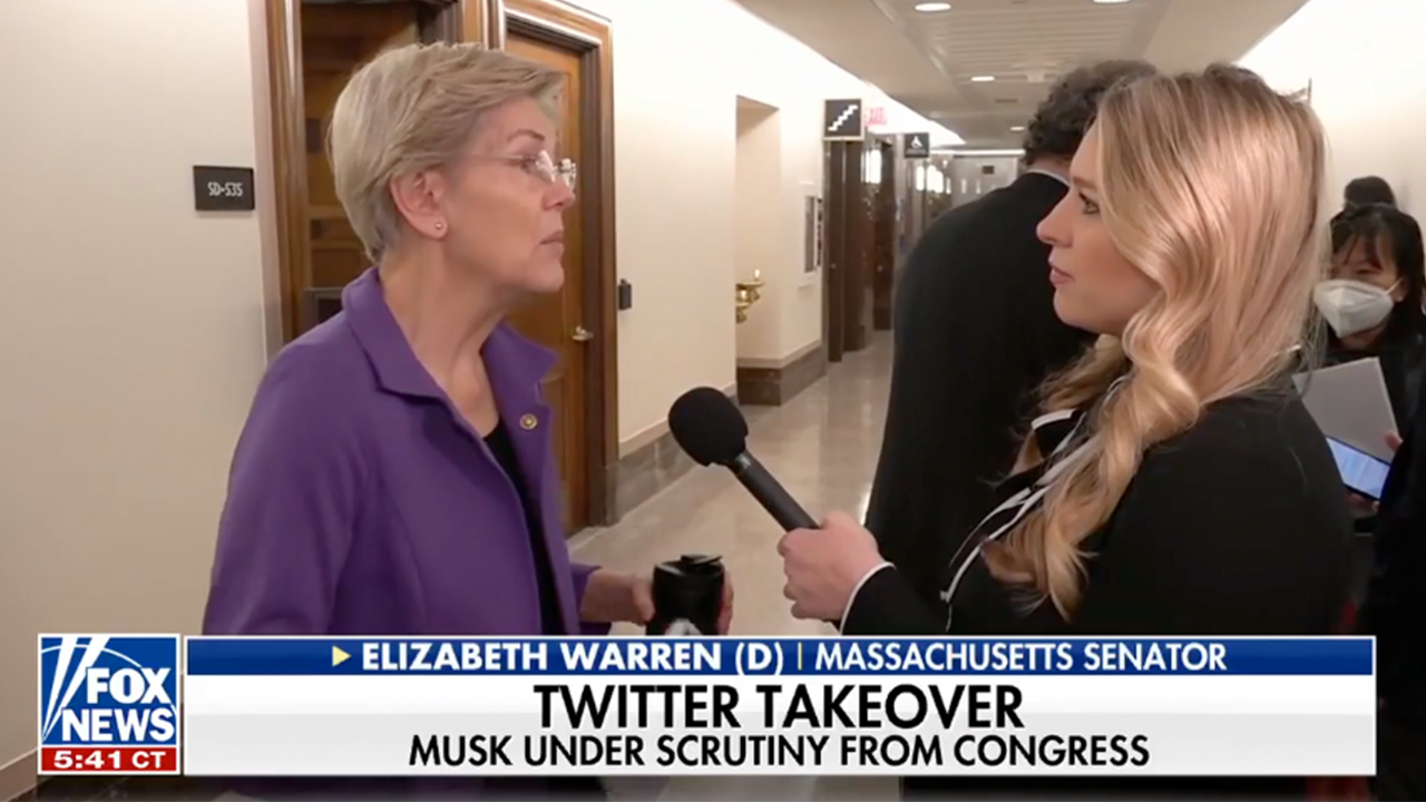 Sen. Warren roasted for saying Musk 'should not decide' how to run Twitter | Fox News