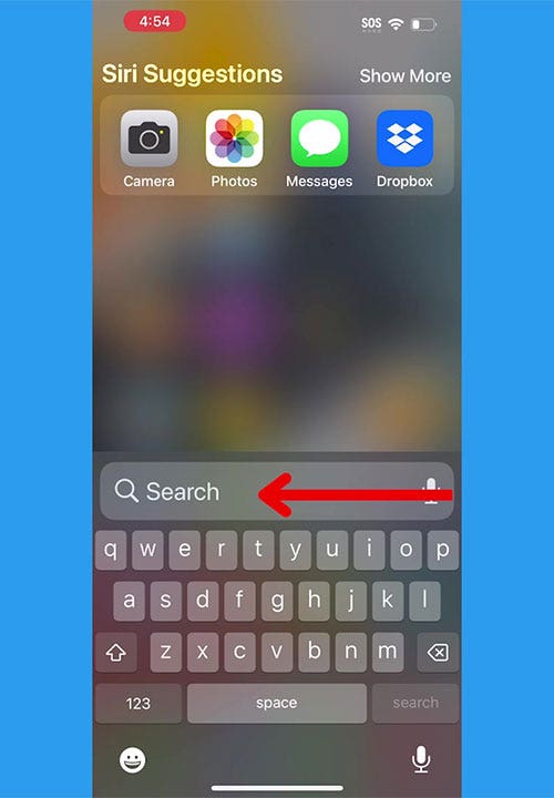 how to image search on iphone