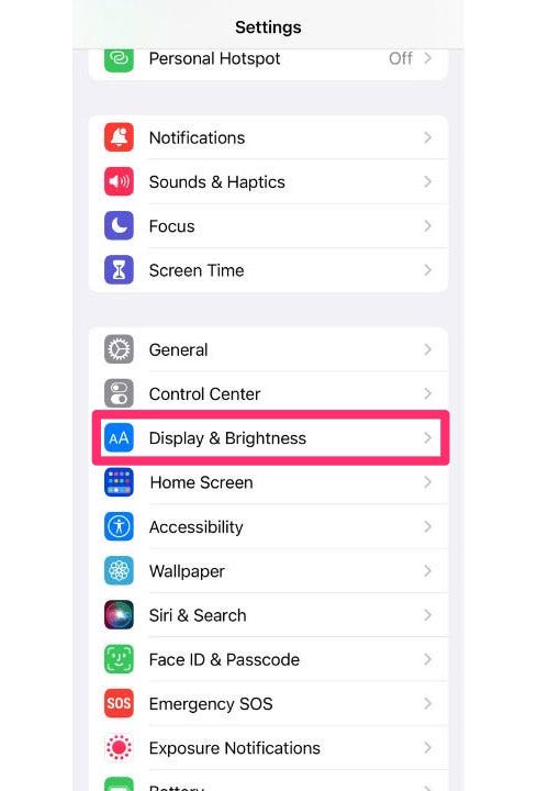 Cómo cambiar el tamaño de fuente en iPhone