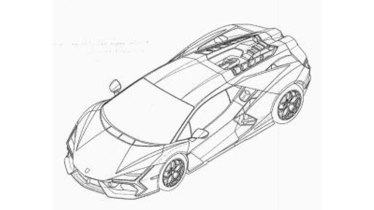 قاعدة بيانات الملكية الفكرية الجديدة لسيارة لامبورغيني الخارقة المسربة
