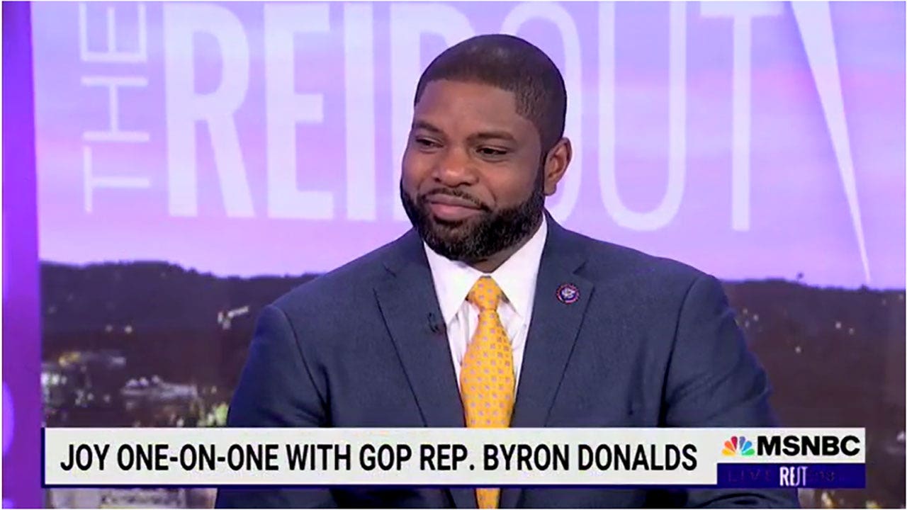 Rep Byron Donalds Spars With Msnbc S Joy Reid Over Voting Record