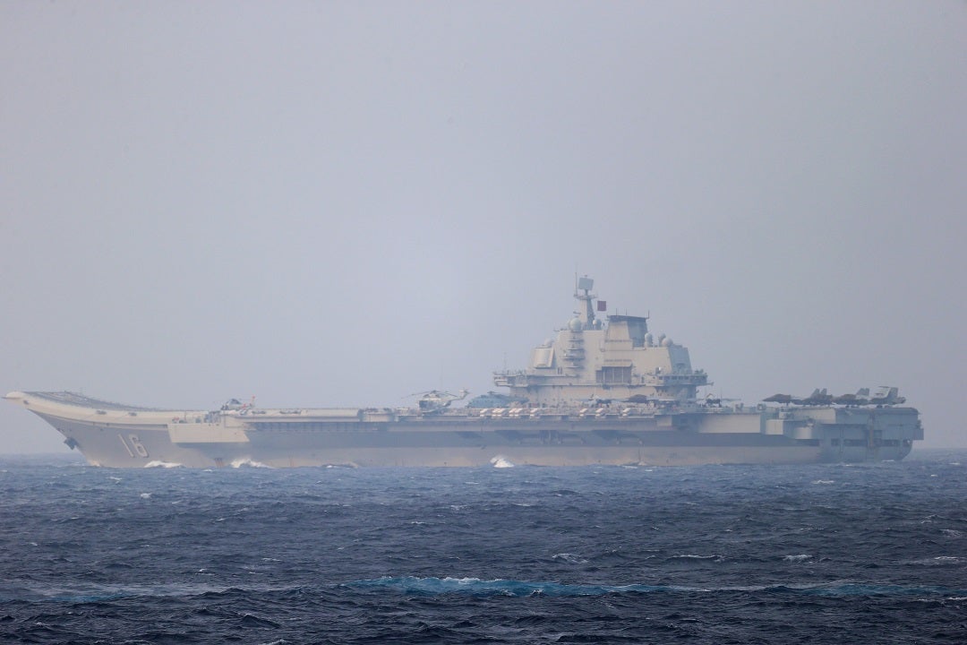 Chinese carrier strike group, drones operating near Japan, which dispatched aircraft to monitor situation