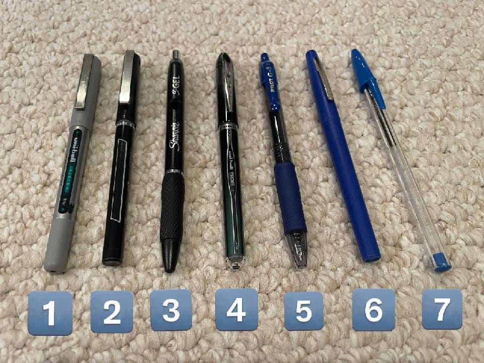 Sports marketer and Twitter user Chris Grosse sparked an online debate on which pen is the best by asking the public: 