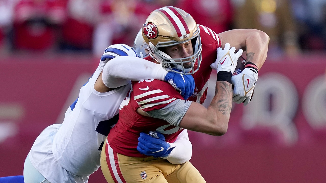 49ers' George Kittle makes incredible catch to help set up go-ahead  touchdown