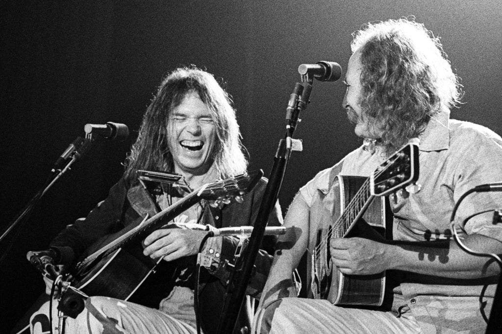 Neil Young pays tribute to late bandmate David Crosby after years of tension: 'Remember the best times'