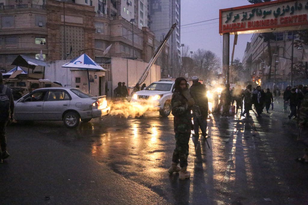 Suicide blast and gun fire rock Taliban Ministry of Foreign Affairs in Kabul