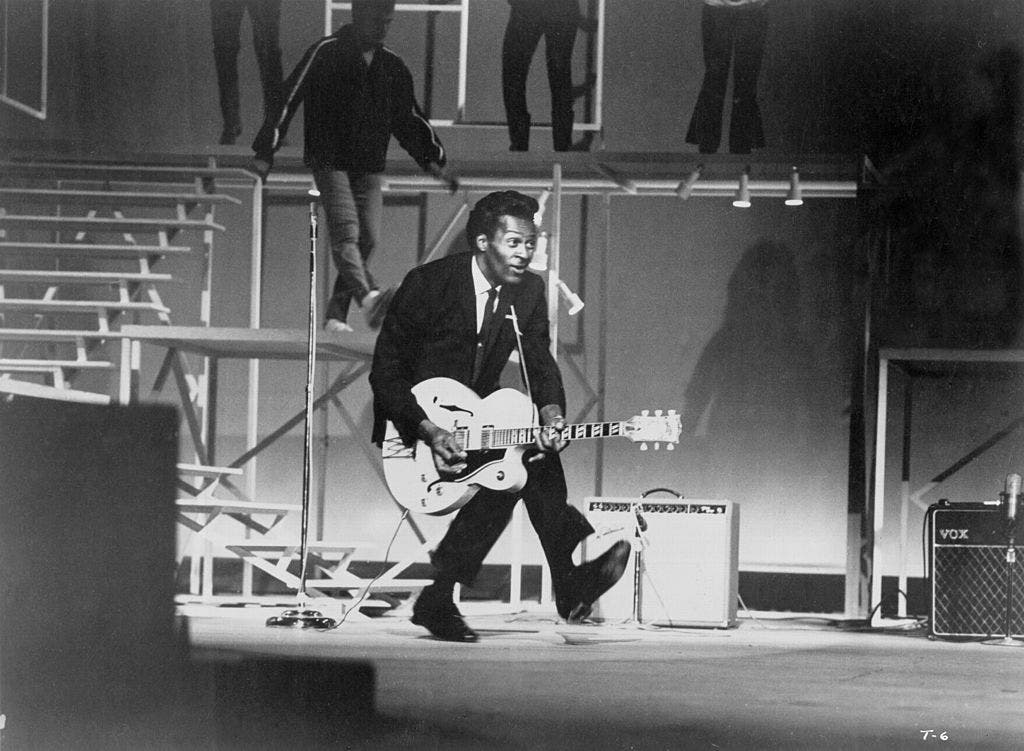 On this day in history, March 18, 2017, rock pioneer Chuck Berry dies