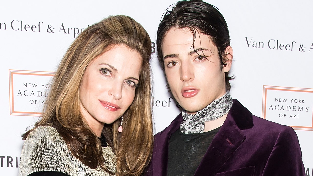 Stephanie Seymour models her late son Harry Brant’s suit in new ...