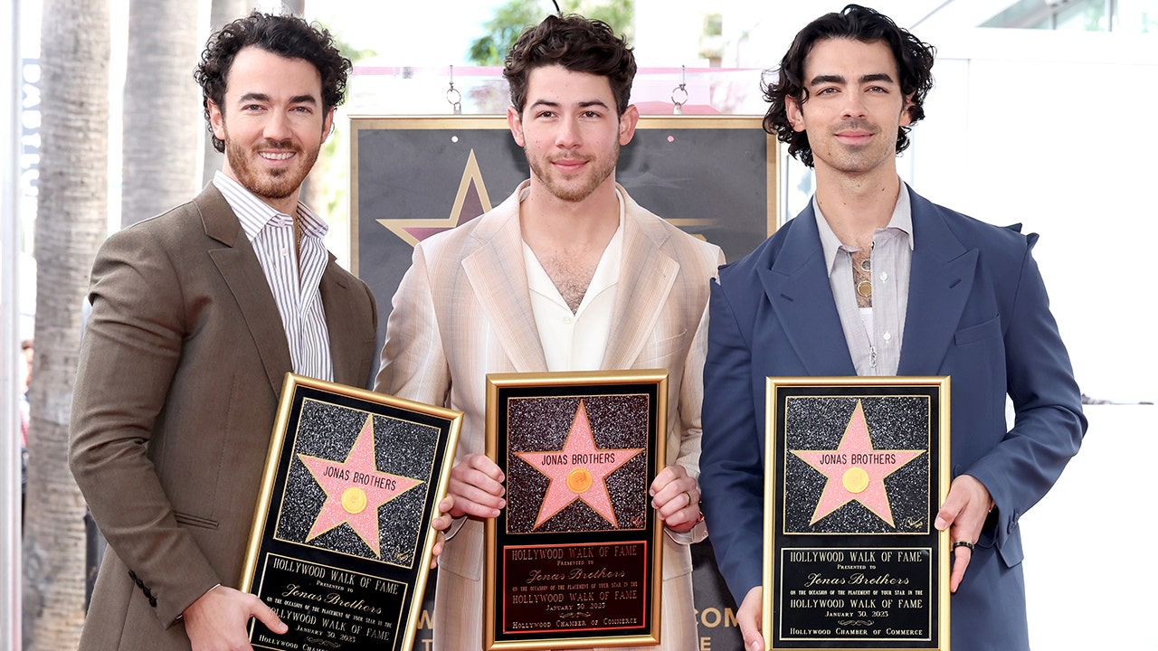 Jonas Brothers on Walk of Fame star, joke about their kids following in  footsteps: 'Who's paying for therapy?