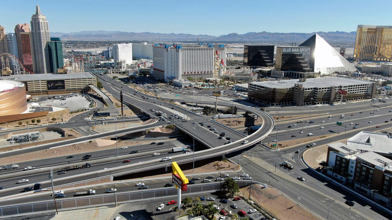 Main Stretch In Las Vegas Interstate 15 Will Close For Weekend Fox News