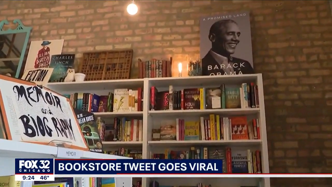 Volumes Bookcafe in Chicago is an independent bookstore owned by Rebecca and Kimberly George. (FOX 32 Chicago)