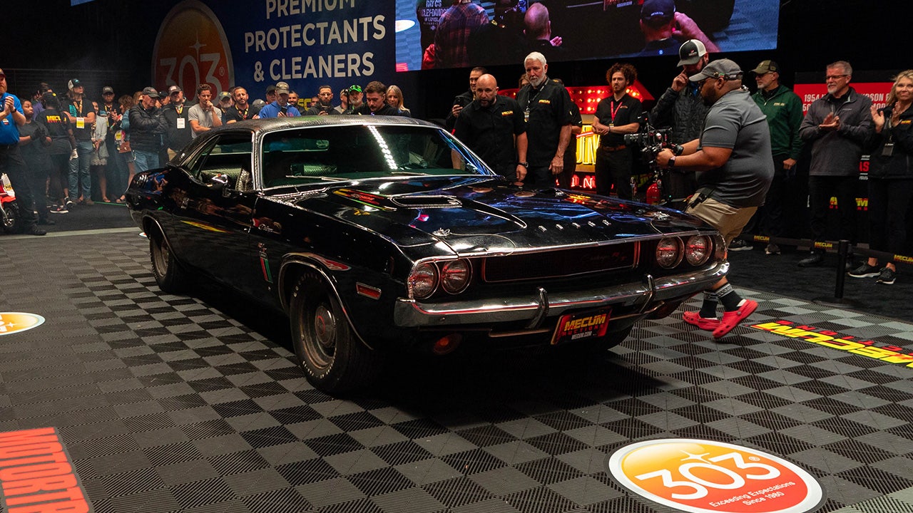 The mysterious 1970 Dodge Challenger 'Black Ghost' is up for auction and worth a fortune