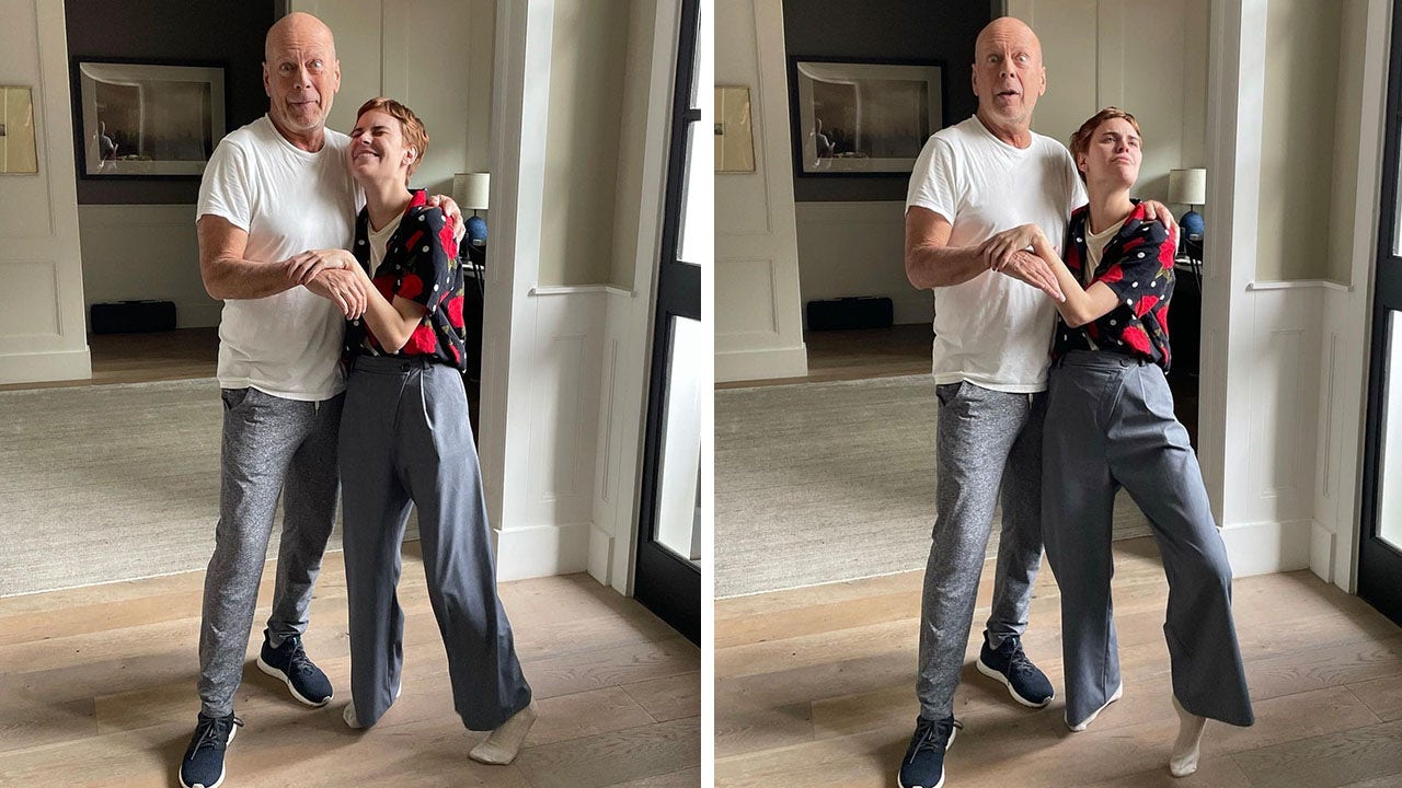 Bruce Willis comparte dulces abrazos con su hija Tallulah y hace muecas en divertidas instantáneas
