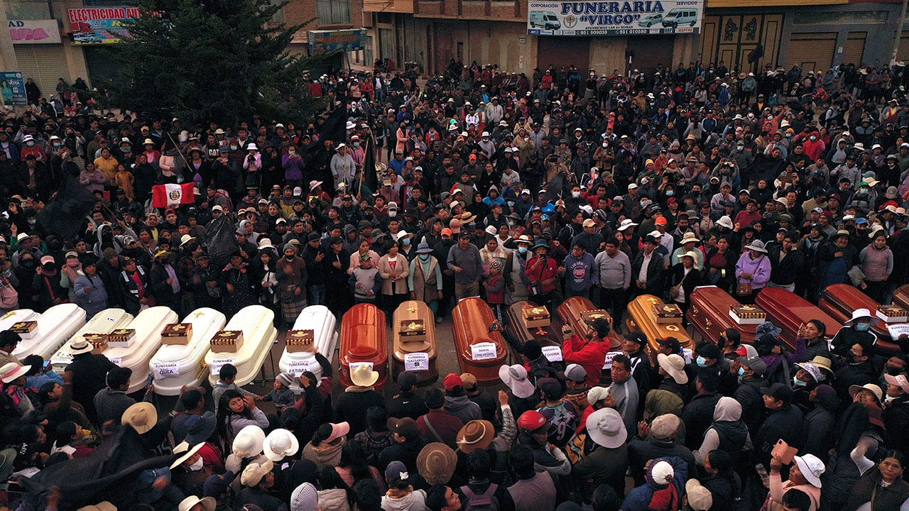 Police officer in Peru attacked, burned to death as mob protests outster of President Castillo