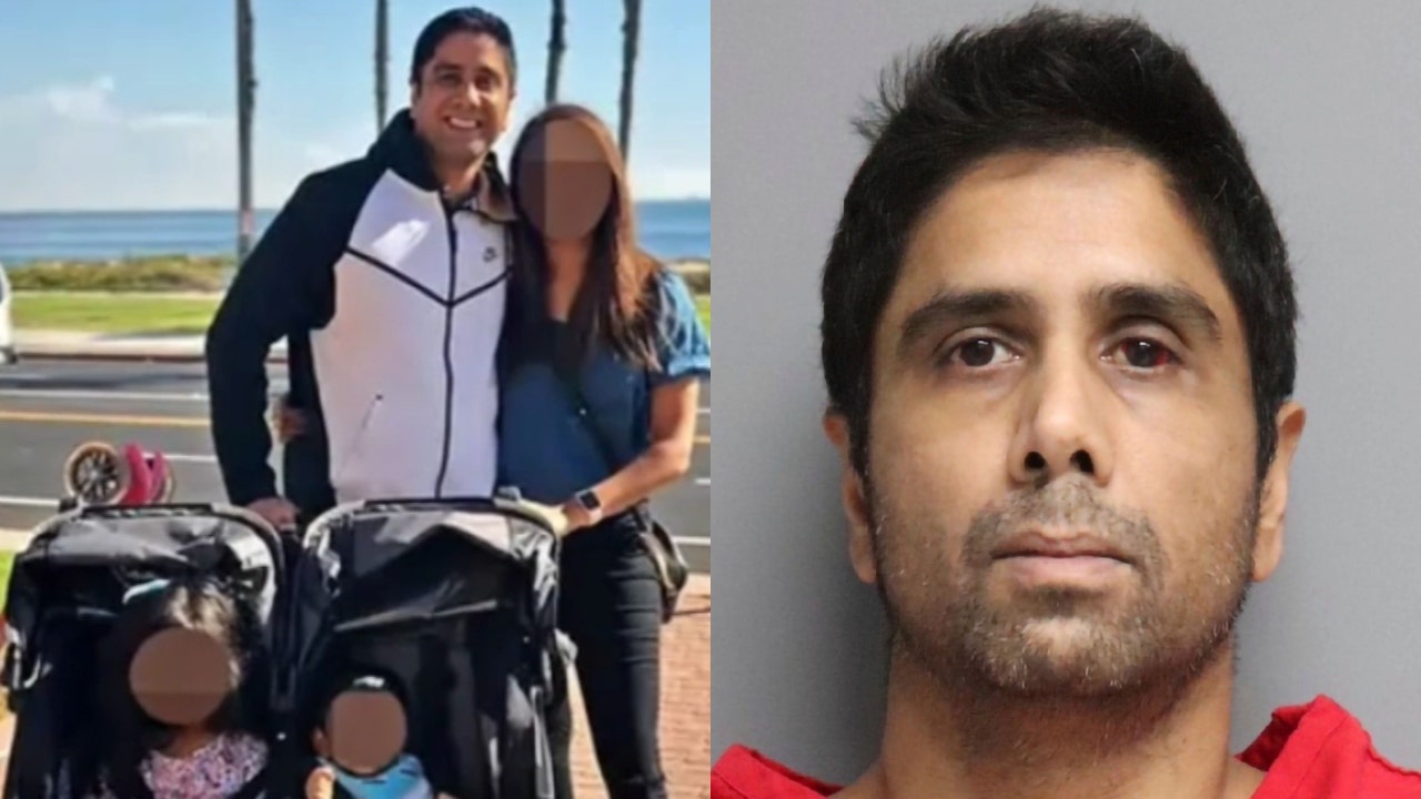 Dharmesh Patel: California doctor accused of driving family off cliff seen in new mugshot after hospital stay