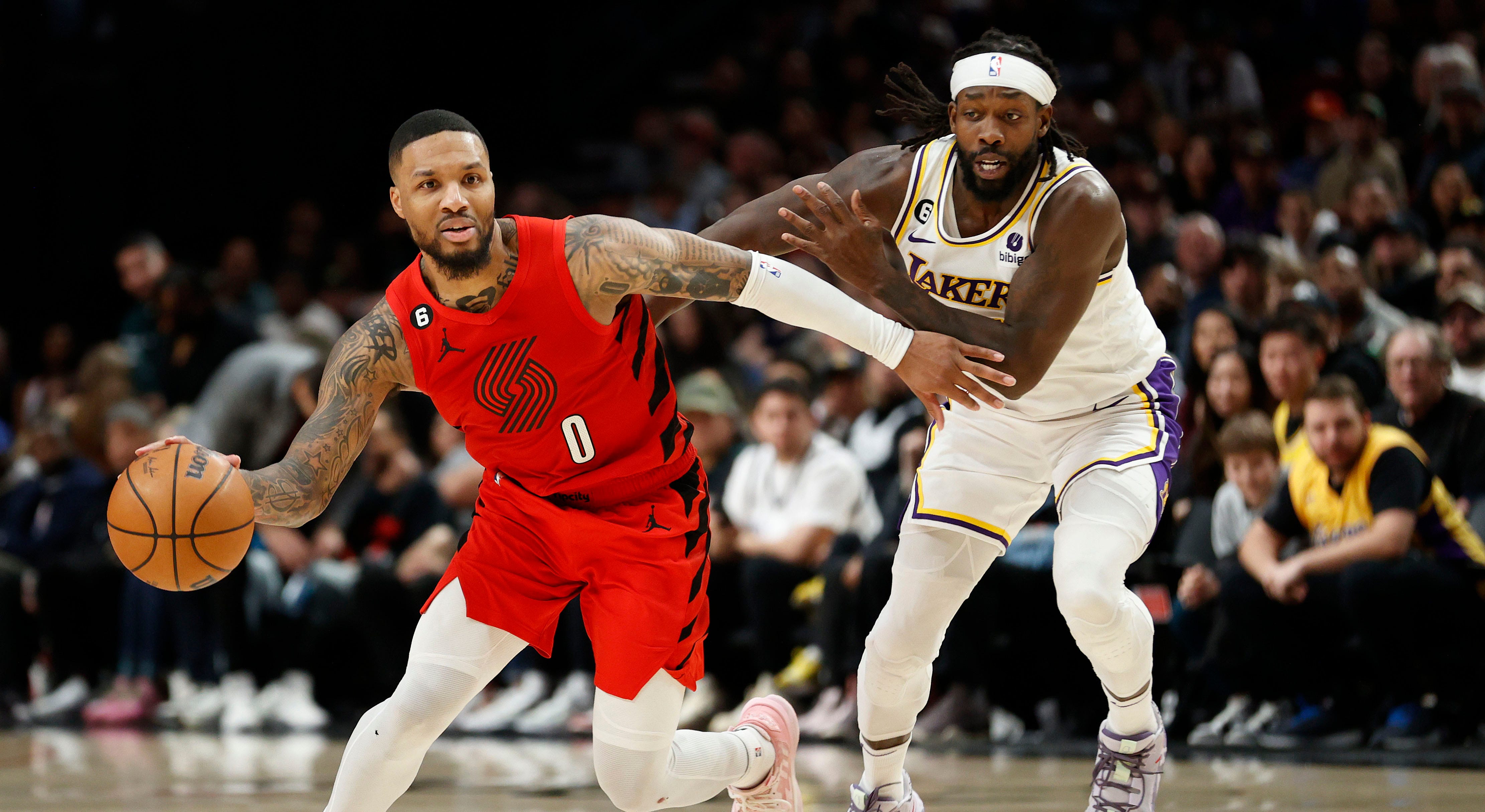 Damian Lillard de los Blazers llama a Patrick Beverley de los Lakers un ...